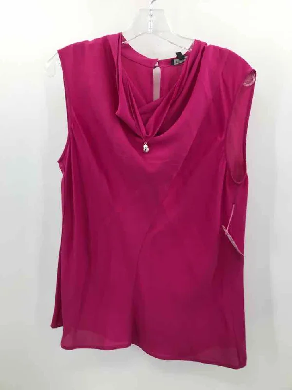 Pre-Owned St John Pink Size 8 Blouse Slim Fit Blouse