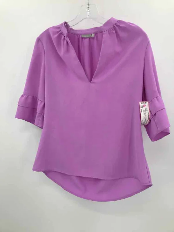 Pre-Owned Ellie Kai Purple Size Small Blouse Pastel Color Blouse