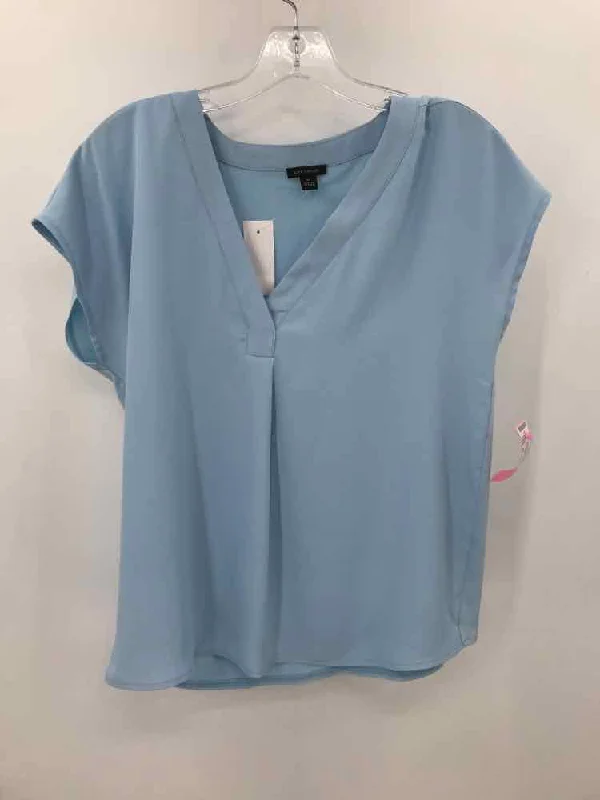 Pre-Owned Ann Taylor Blue Size XS Blouse Elegant Lace Blouse
