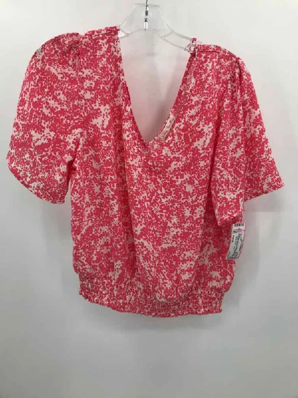 Pre-Owned Nine Britton Pink Size Medium Blouse Loose Fit Blouse