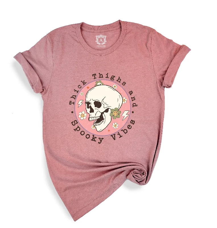 Skeleton  Spooky vibes Shirt-- Satin Blend Silk Blend Wool Blend