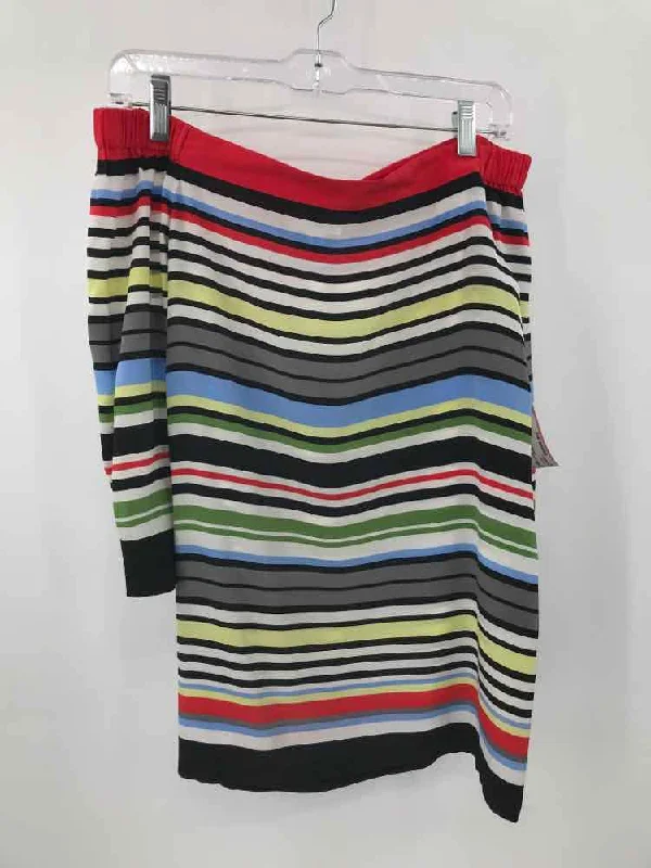 Pre-Owned Per Se White Size 2 Blouse Silky Tunic Blouse