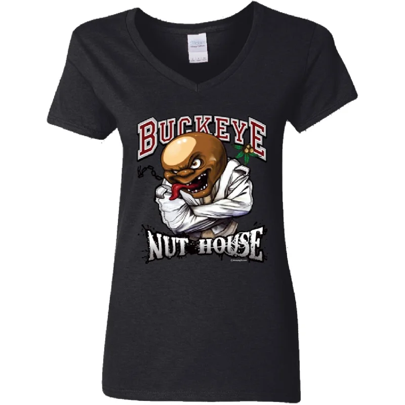 G500VL Ladies' 5.3 oz. V-Neck T-Shirt-- Graphic T-Shirt Round Neck Polyester