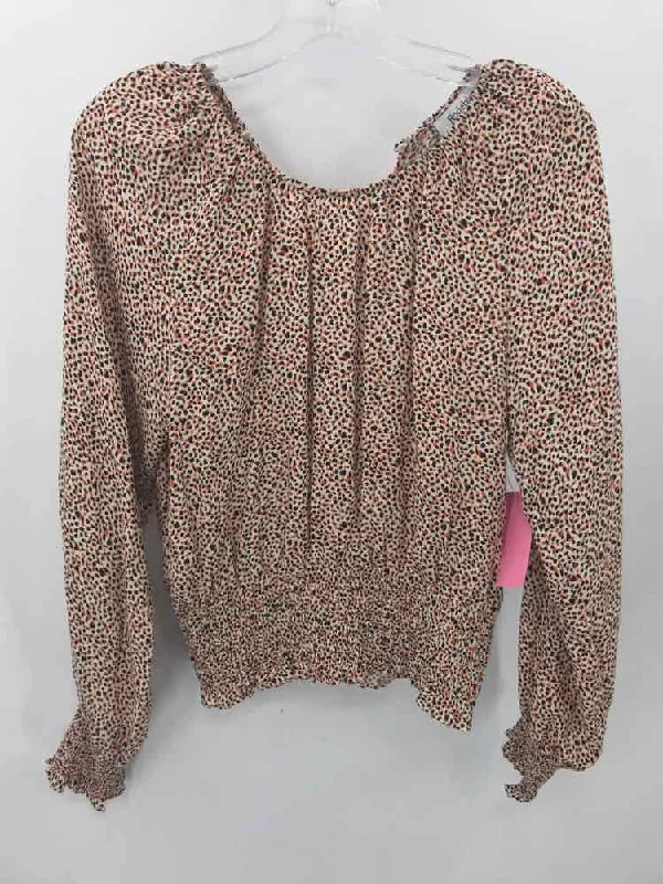 Pre-Owned Rodebjer Tan Size XS Long Sleeve Blouse Satin Bow Blouse