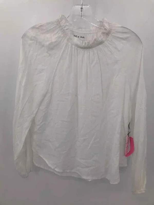 Pre-Owned Bella Dahl White Size XS Long Sleeve Blouse Classic Minimalist Blouse