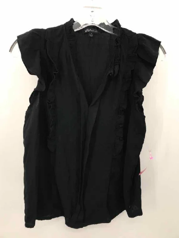 Pre-Owned Blashe Black Size Small Blouse Classic Minimalist Blouse