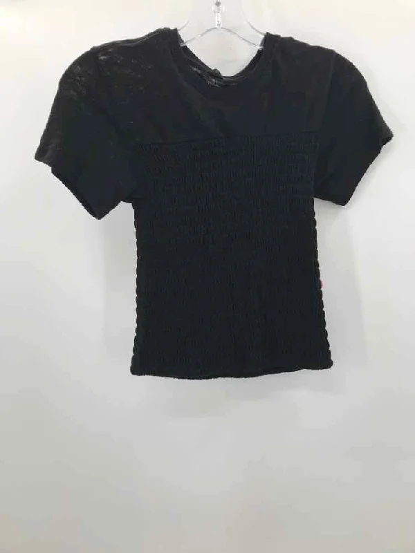 Pre-Owned ATM Black Size Small Blouse Soft Modal Blouse