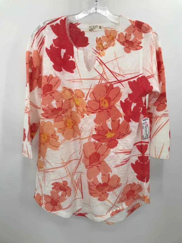 Pre-Owned Atelier5 White Size Small Blouse Feminine Satin Blouse