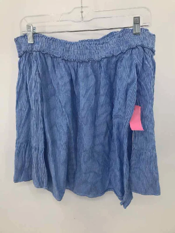 Pre-Owned Lilly Pulitzer Blue Size Small Blouse Classic Striped Blouse