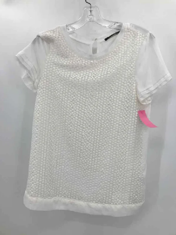 Pre-Owned Esprit White Size 4 Blouse Backless Summer Blouse