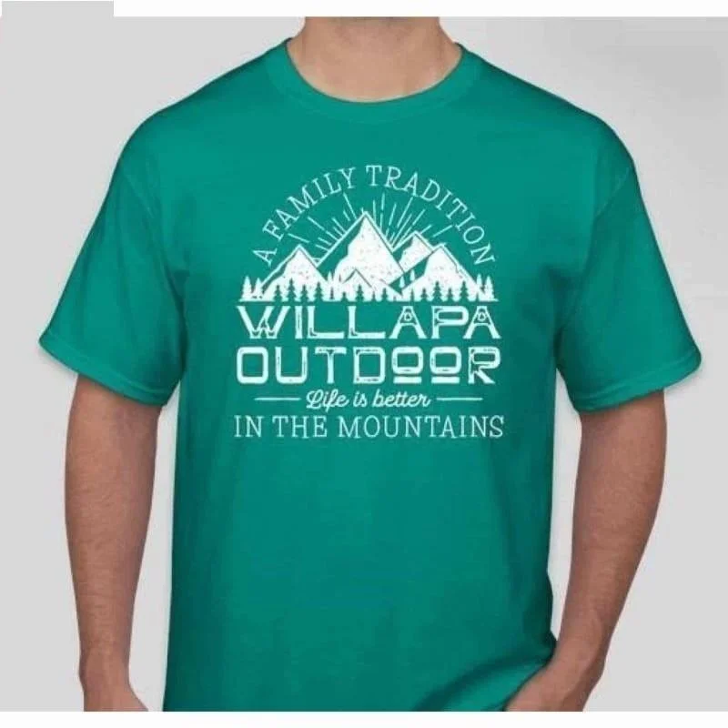 Life Is Better In The Mountains T-Shirt-- Lace Blend Ribbed Blend Corduroy Blend