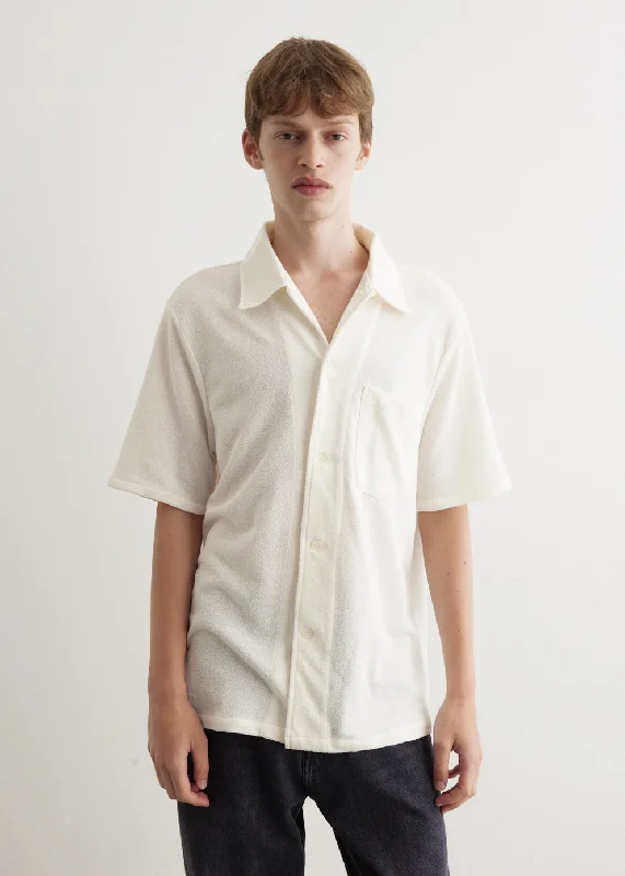 Bouclé Box Shirt -- Basic T-Shirt Crew Neck Short Sleeve