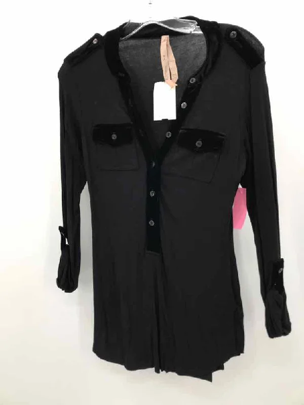 Pre-Owned Bailey 44 Black Size Small Blouse Balloon Sleeve Blouse