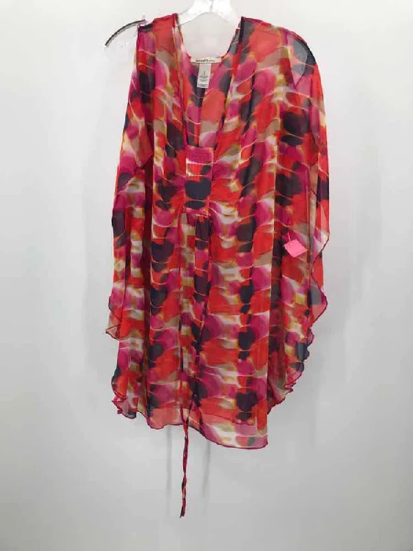 Pre-Owned Laundry Pink Size Medium Blouse Ruched Sleeve Blouse