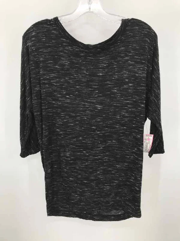 Pre-Owned Club Monaco Black Size XS Blouse Textured Cotton Blouse