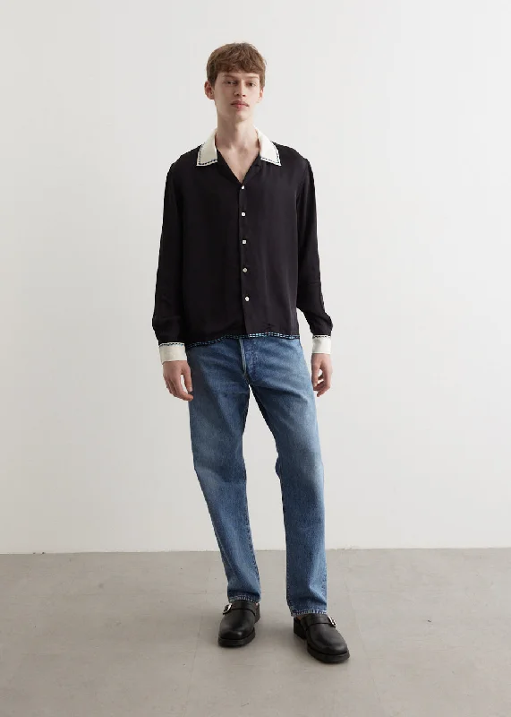 Sellier Long-Sleeve Shirt-- Fleece Nylon Spandex