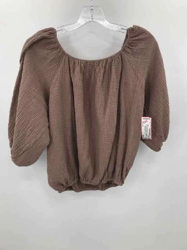 Pre-Owned Bobi Brown Size XS Long Sleeve Blouse Elegant Office Blouse