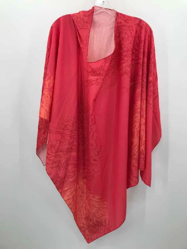 Pre-Owned Modaposa Pink Size One Size Tunic Blouse Mandarin Collar Blouse