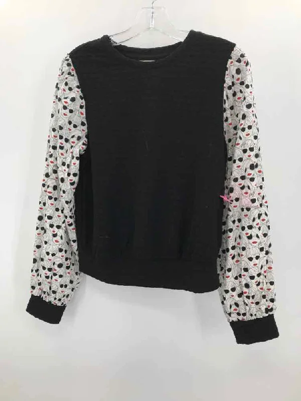 Pre-Owned Porridge Black Size XS Blouse Cotton Casual Blouse
