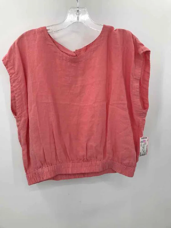 Pre-Owned Velvet Pink Size Small Blouse Relaxed Fit Blouse