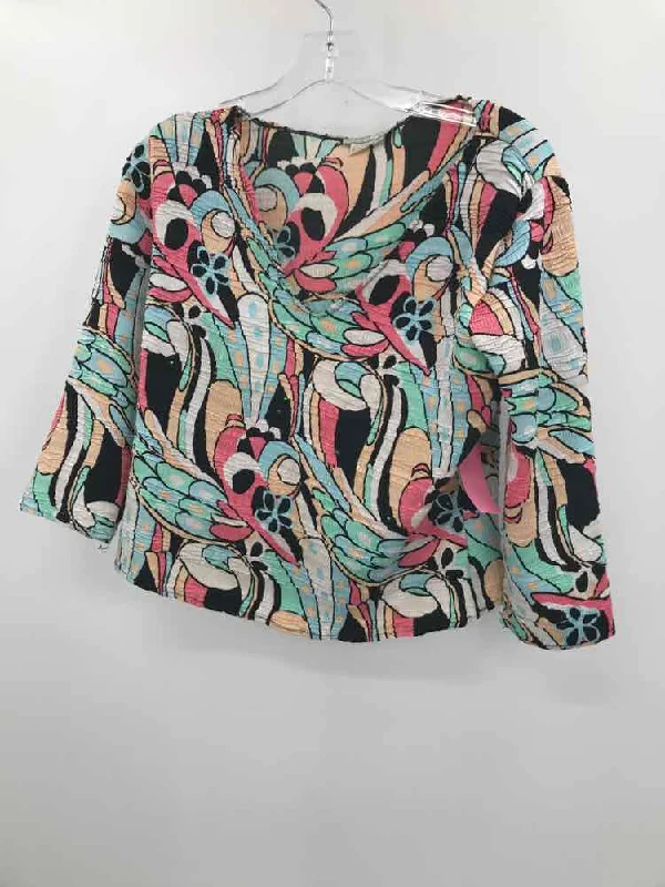 Pre-Owned Alberto Makali Blue Size Medium Blouse Everyday Stylish Blouse