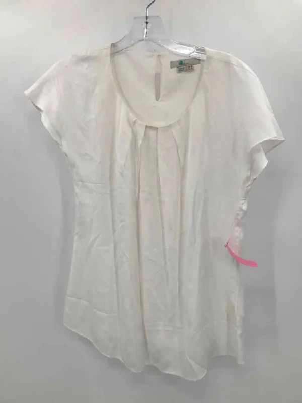 Pre-Owned Boden Ivory Size 4 Blouse Pastel Color Blouse