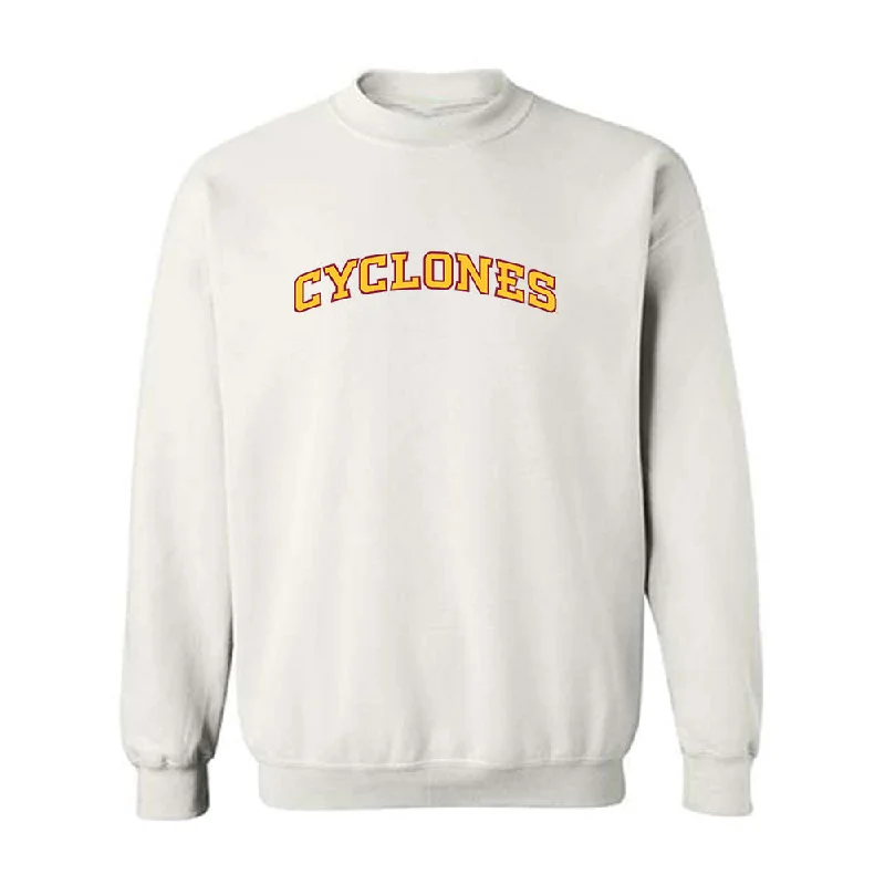 Iowa State - NCAA Women's Track & Field : Brooke Naughton - Classic Shersey Crewneck Sweatshirt Hoodie with Hem Lace Feminine Delicate