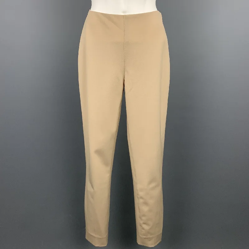 RALPH LAUREN Black Label Size 2 Beige Wool Blend Dress Pants Slim Fit Casual Pants