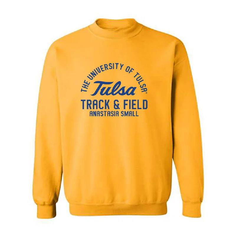 Tulsa - NCAA Women's Track & Field : Anastasia Small - Classic Fashion Shersey Crewneck Sweatshirt Hoodie with Hem Ribbing Snug Secure