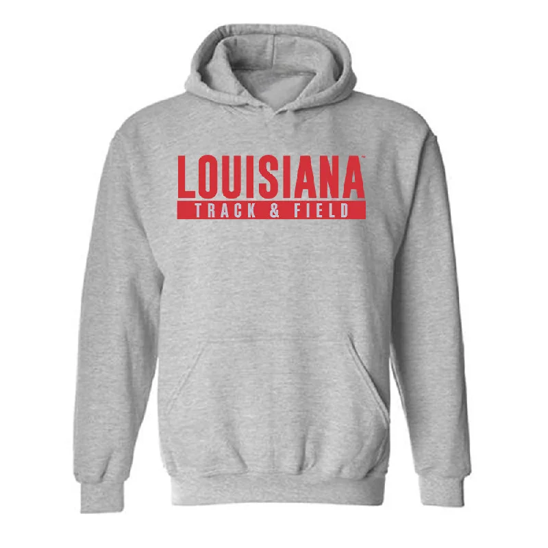 Louisiana - NCAA Women's Track & Field : Alaysha Veal - Classic Shersey Hooded Sweatshirt Hoodie with Longline Fit Extended Stylish
