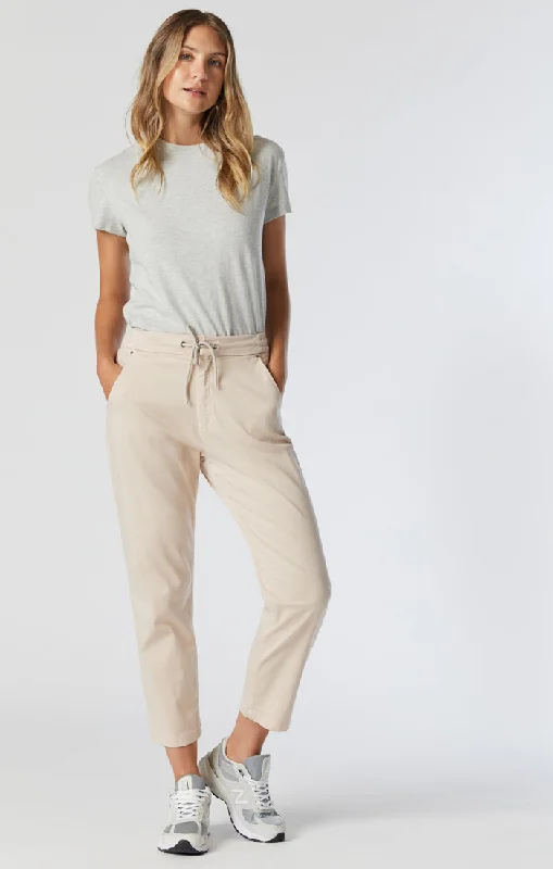 HANNAH PANTS IN GREY MORNING SMART SPORTY Stylish Slim Trousers