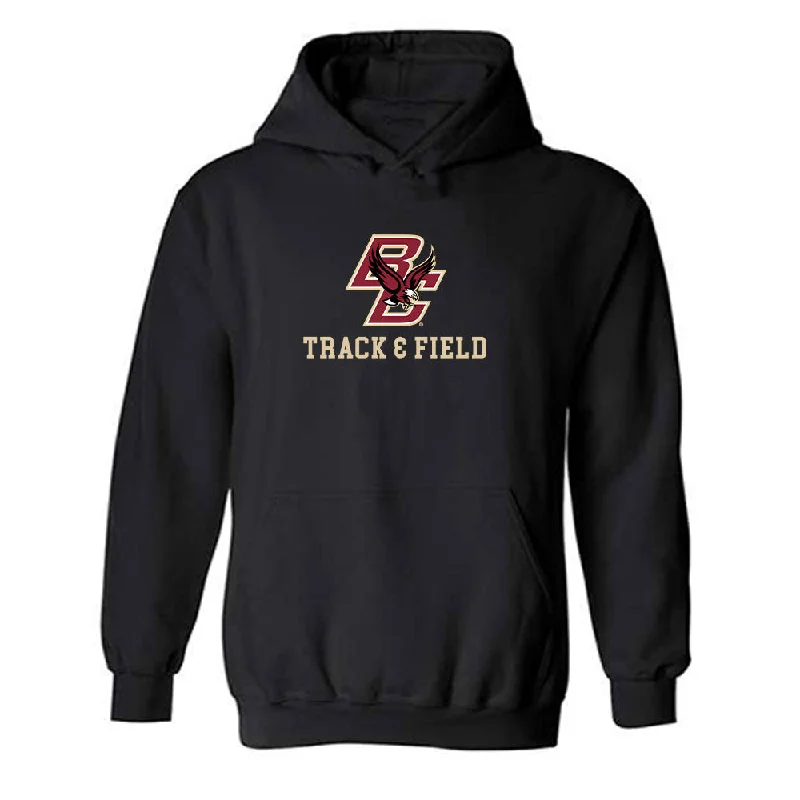 Boston College - NCAA Women's Track & Field : Molly Hudson - Classic Shersey Hooded Sweatshirt Oversized Hoodie Comfort Casual