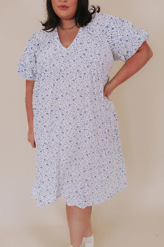 PLUS SIZE - Bluebell Drift Dress Tunics Gym athletic