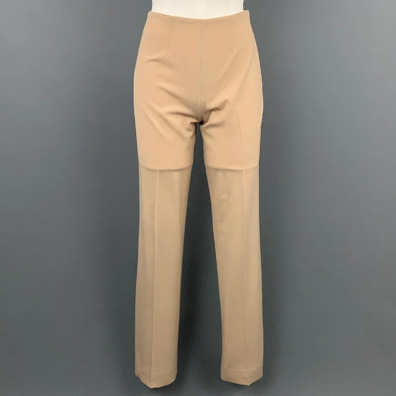RALPH LAUREN Black Label Size 2 Beige Wool Dress Pants Casual Lounge Pants