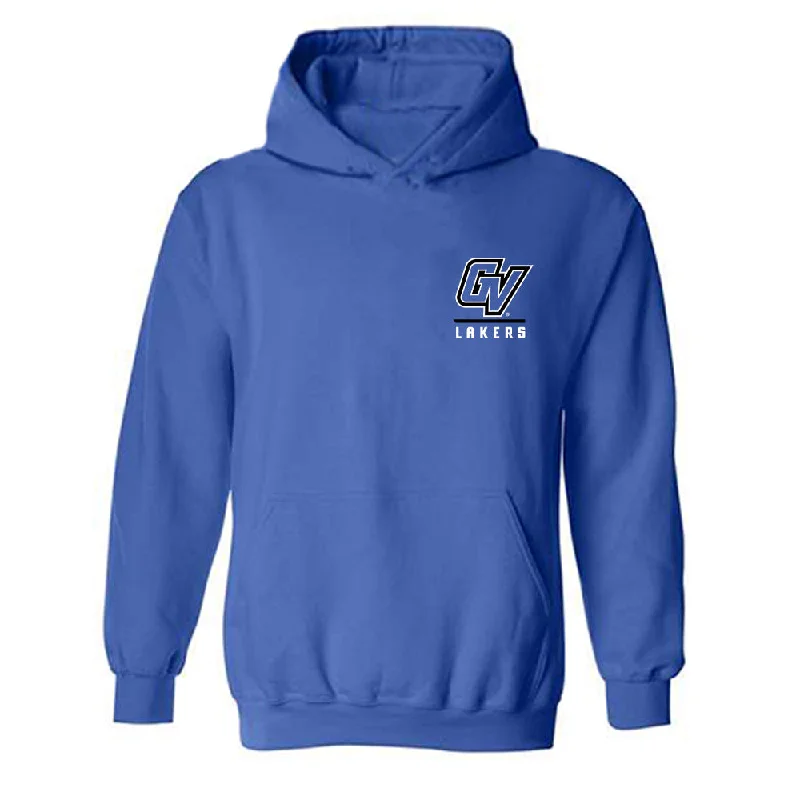 Grand Valley - NCAA Women's Track & Field : Destini Dorkins - Hooded Sweatshirt Hoodie with Drop Shoulder Relaxed Streetwear