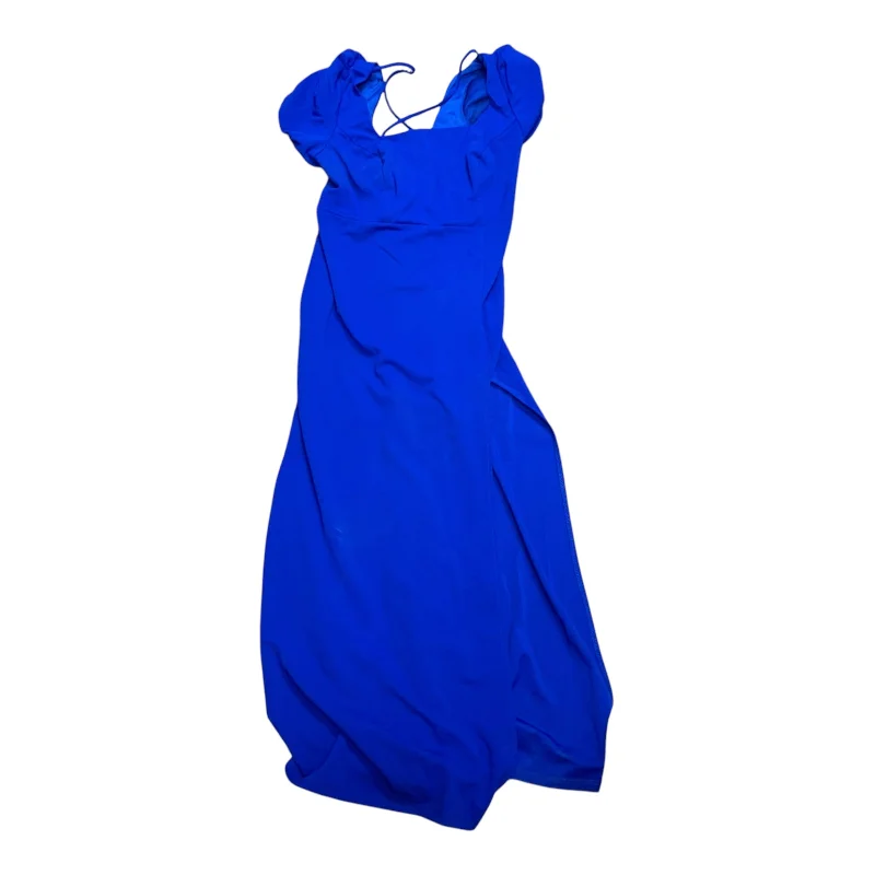 Dress Party Long By Clothes Mentor In Blue, Size: 3x Tunics Versatile all-occasion