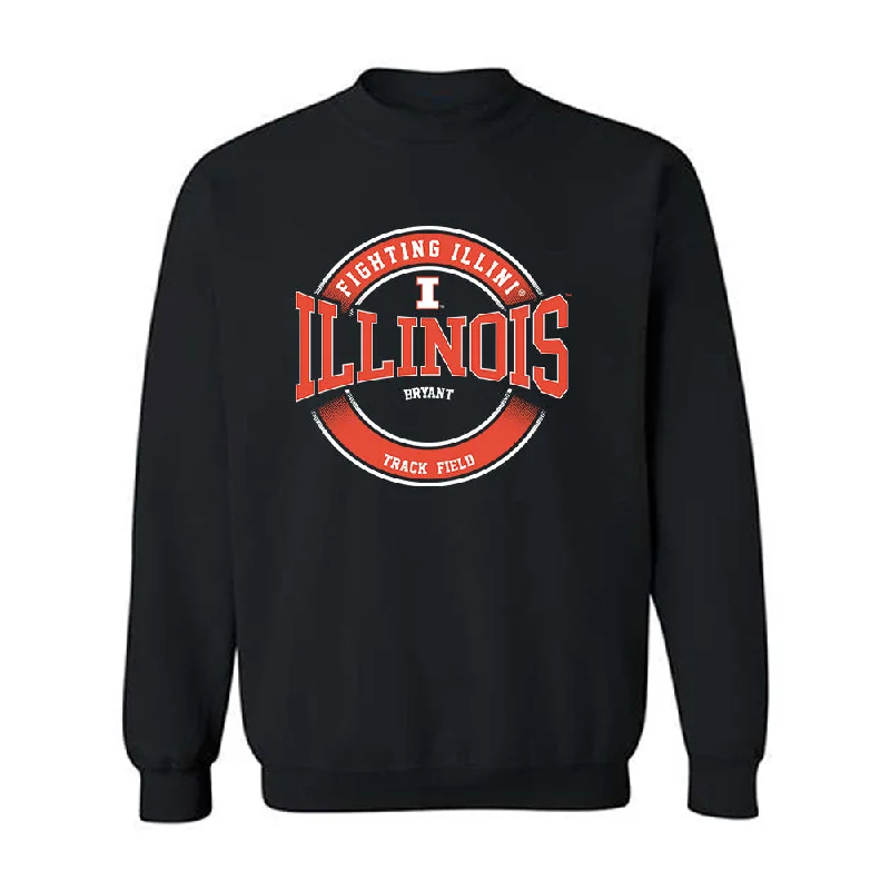 Illinois - NCAA Women's Track & Field (Outdoor) : Azariyah Bryant - Classic Fashion Shersey Crewneck Sweatshirt Hoodie with Raglan Sleeves Sporty Comfortable