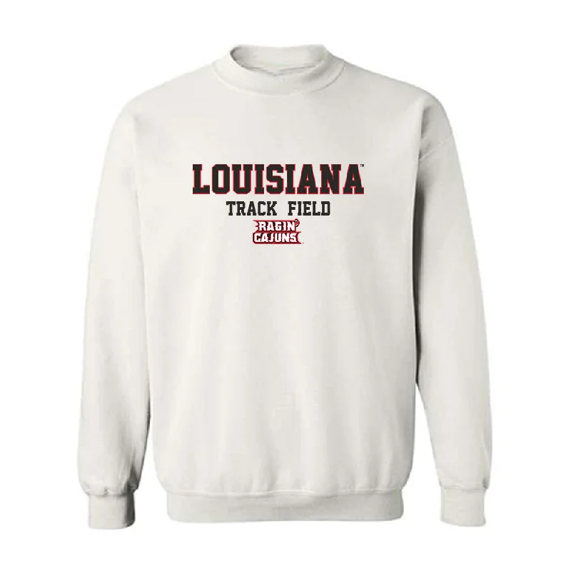 Louisiana - NCAA Women's Track & Field : Alexandra Johnson - Crewneck Sweatshirt Hoodie with Cropped Fit Short Trendy