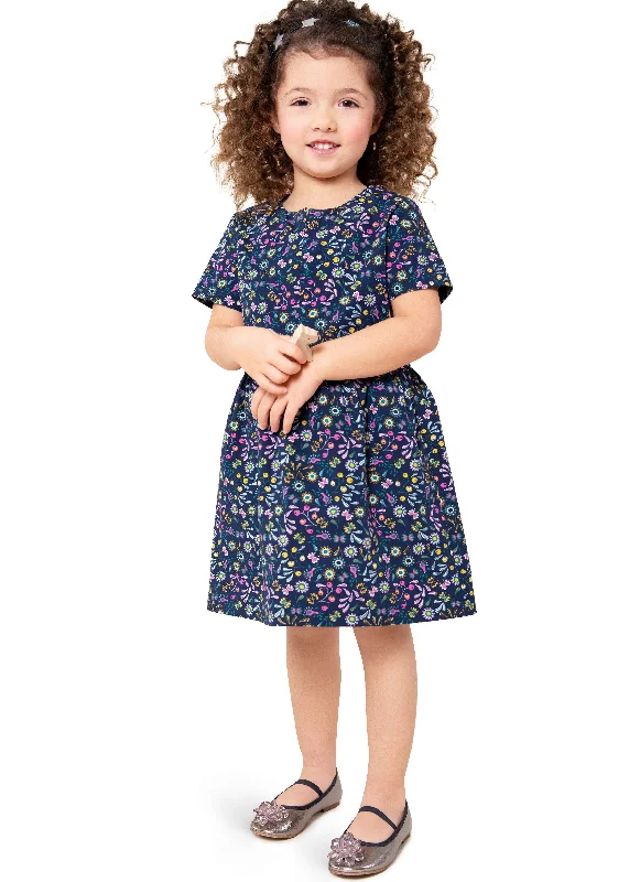 Burda style sewing pattern 9212 Girl's Dress Tunics Prom sequined
