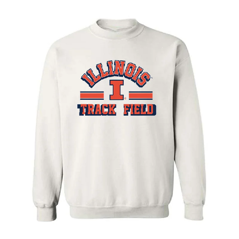 Illinois - NCAA Women's Track & Field (Outdoor) : Azariyah Bryant - Classic Shersey Crewneck Sweatshirt Hoodie with Crew Neck Simple Timeless