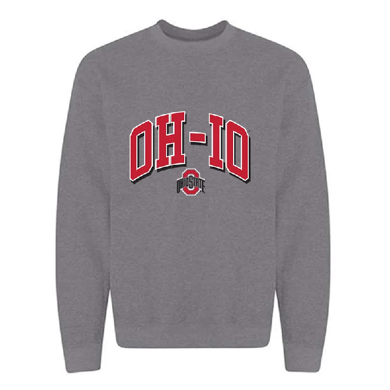Ohio State - NCAA Women's Track & Field : zamesha Myle - Crewneck Sweatshirt Hoodie with Contrast Stitching Detailed Premium