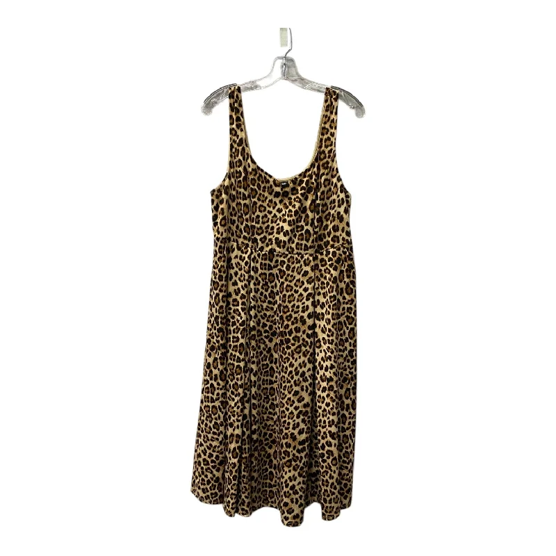 Dress Casual Short By Torrid In Brown, Size:1X Tunics Seasonal trendy
