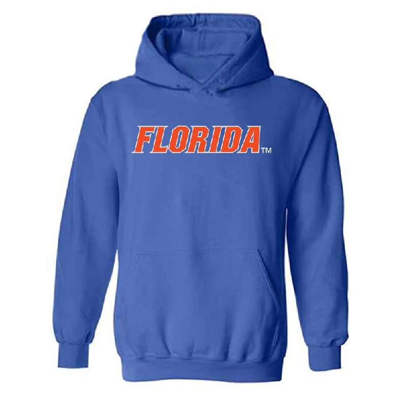 Florida - NCAA Women's Track & Field : Caroline Bauer - Hooded Sweatshirt Hoodie with Double Zipper Versatile Adjustable