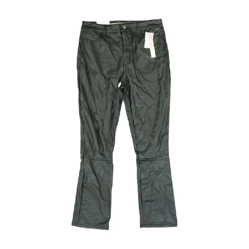 Black Solid Pants Cozy Maternity Pants