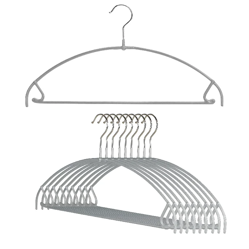 Euro Ultra Thin, 42-PTU, Pant Bar/Skirt Hook Hanger, Silver Cozy Lounge Pants