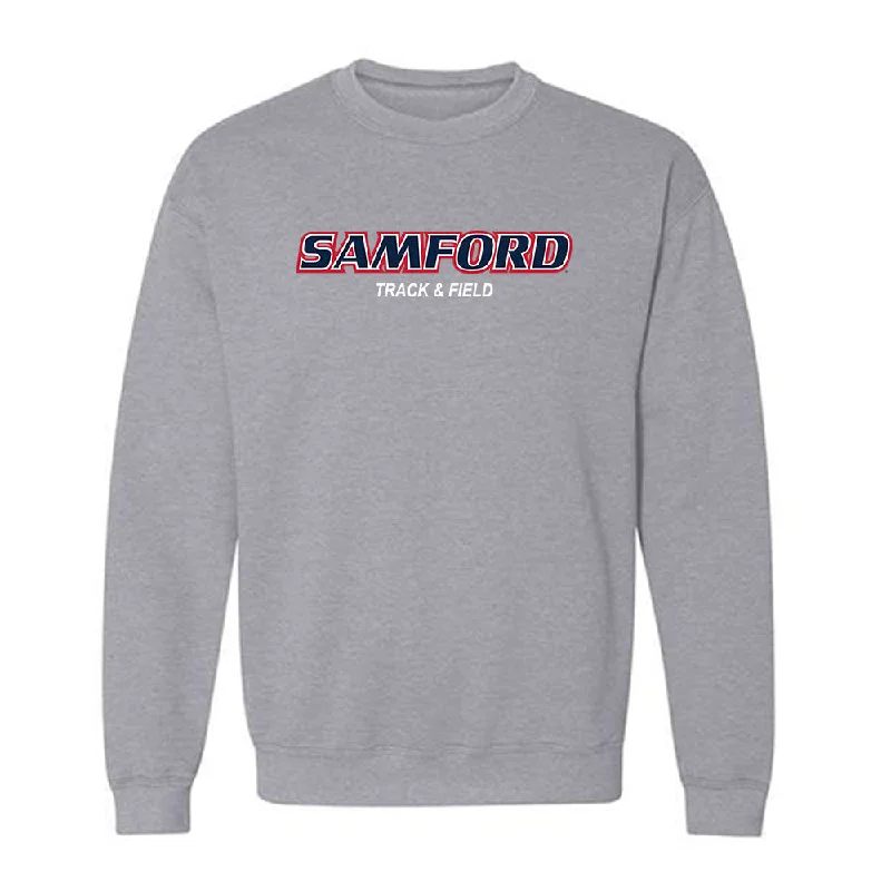 Samford - NCAA Women's Track & Field : Rashni Walker - Crewneck Sweatshirt Hoodie with Button Classic Timeless