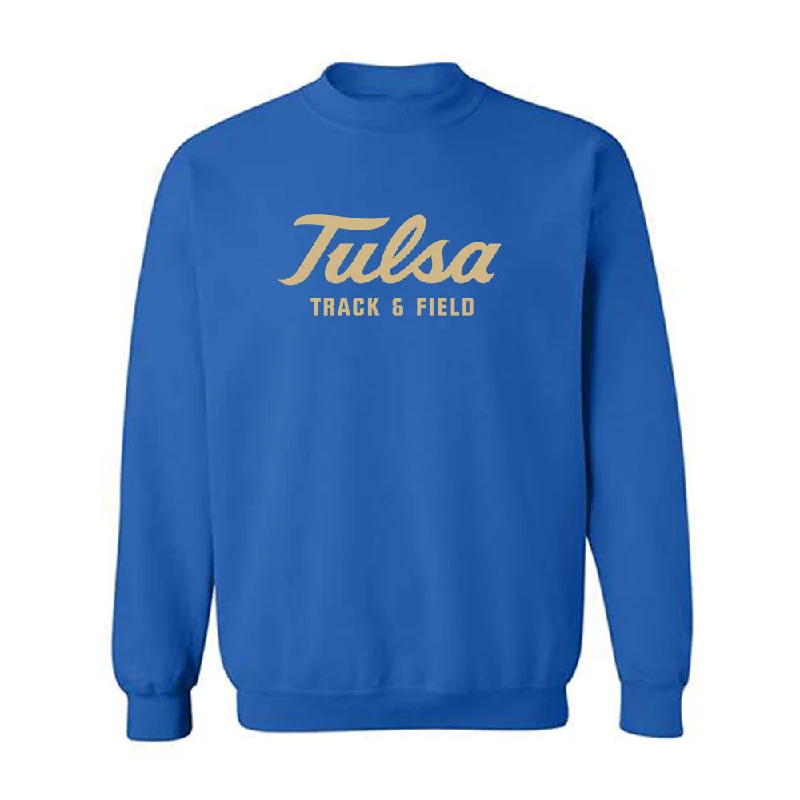 Tulsa - NCAA Women's Track & Field : Anastasia Small - Classic Shersey Crewneck Sweatshirt Hoodie with Side Slits Relaxed Casual