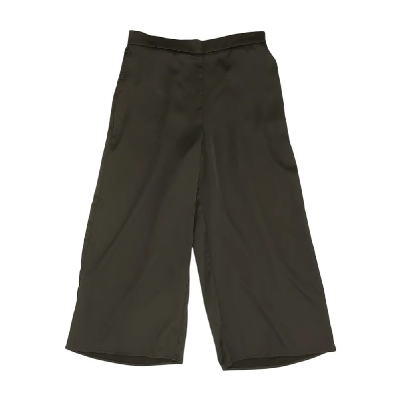 Black Solid Dress Pants Soft Stretch Leggings