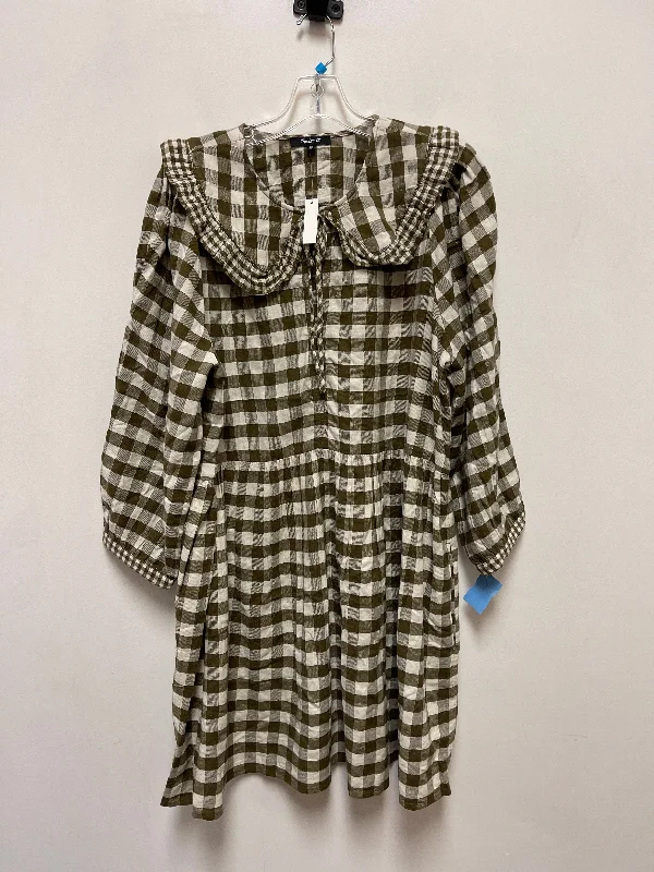 Dress Casual Short By Madewell In Brown, Size: 2x Tunics Office stylish