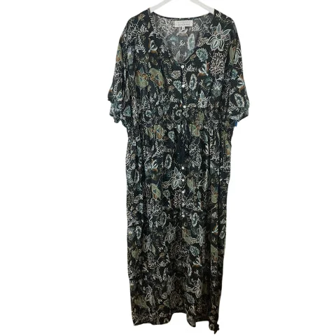 Dress Casual Maxi By Clothes Mentor In Black, Size: 3x Tunics Custom made